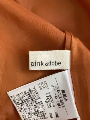 pink adobe/ピンクアドベ/ロングスカート/スカート/オレンジ/M