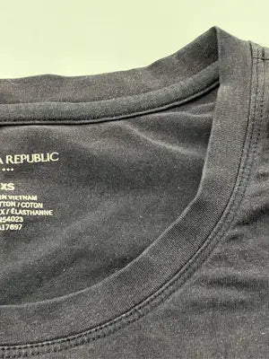 BANANA REPUBLIC/バナナリパブリック/Tシャツ/カットソー/トップス/ブラック/XS
