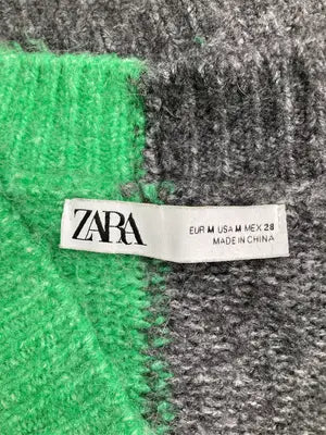 ZARA/ザラ/カーディガン/ボレロ/トップス/グリーン/M