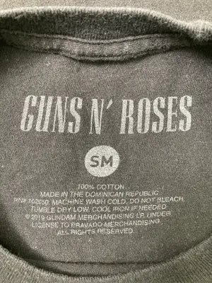 GUNS N' ROSES/Tシャツ/カットソー/トップス/ブラック/SM