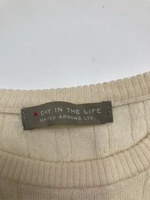 A DAY IN THE LIFE UNITED ARROWS/アデイインザライフユナイテッドアローズ/ニット/セーター/トップス/アイボリー