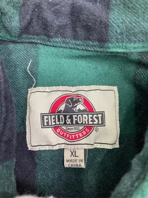 FIELD&FOREST/シャツ/ブラウス/トップス/グリーン/XL