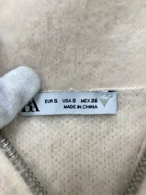 ZARA/ザラ/シャツ/ブラウス/トップス/ベージュ/EUR S
