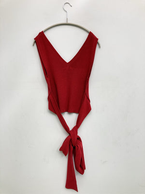 MURUA/ムルーア/ノースリーブ/トップス/レッド/F