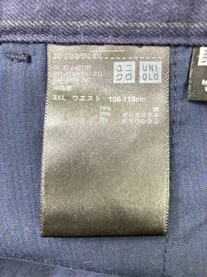 UNIQLO/ユニクロ/スラックス/パンツ/ネイビー/3XL