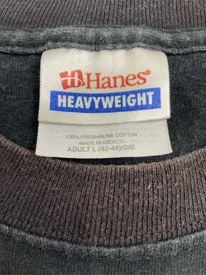 Hanes/ヘインズ/Tシャツ/カットソー/トップス/ブラック/L