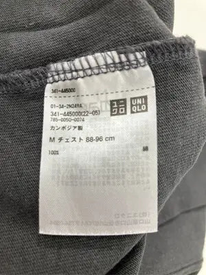 UNIQLO/ユニクロ/Tシャツ/カットソー/トップス/ブラック/M