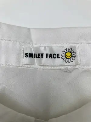 SMILEY FACE/スマイリーフェイス/シャツ/ブラウス/トップス/ホワイト/L