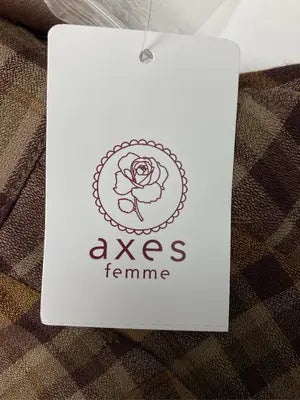 axes femme/アクシーズファム/ショート/ミニスカート/スカート/ブラウン/F