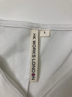 HK WORKS LOMDON/シャツ/ブラウス/トップス/ホワイト/L