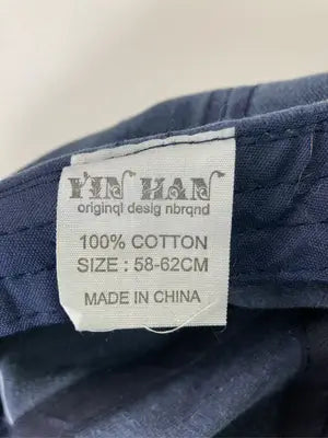 YIN HAN/キャップ/帽子/ネイビー/58-62CM