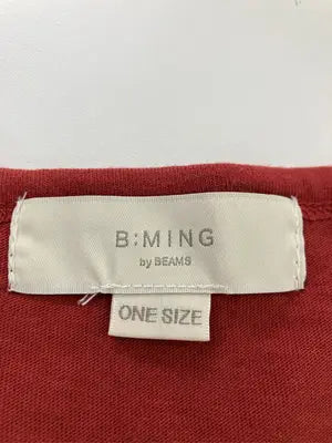 B:MING/ビーミング/Tシャツ/カットソー/トップス/レッド/ONE SIZE