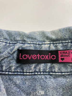 lovetoxic/ラブトキシック/シャツ/ブラウス/トップス/グレー/L