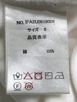 INTER FACTORY/インターファクトリー/Tシャツ/カットソー/トップス/ホワイト/S