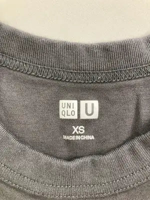 UNIQLO U/ユニクロユー/Tシャツ/カットソー/トップス/ブラック/XS