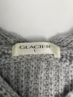 GLACIER/グラシア/ニット/セーター/トップス/グレー/L