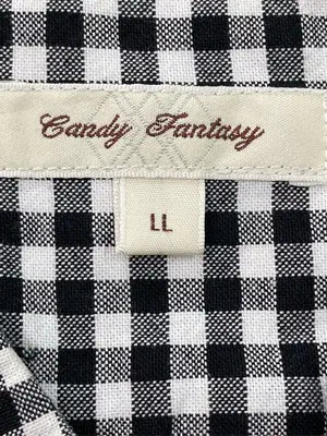 Candy Fantasy/キャンディファンタジー/シャツ/ブラウス/トップス/ブラック/LL
