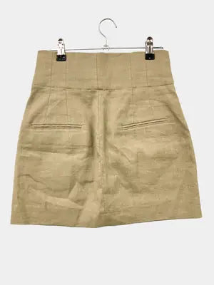 ZARA/ザラ/ショート/ミニスカート/スカート/ベージュ/USA XS