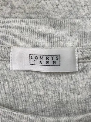 LOWRYS FARM/ローリーズファーム/Tシャツ/カットソー/トップス/グレー/F