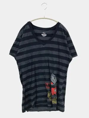 Disney/ディズニー/Tシャツ/カットソー/トップス/グレー/L