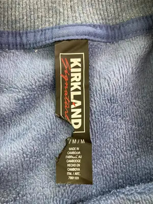 KIRKLAND Signature/カークランドシグネチャー/スウェット/トップス/ブルー/M