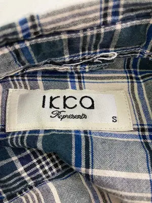 ikka/イッカ/シャツ/ブラウス/トップス/ネイビー/S