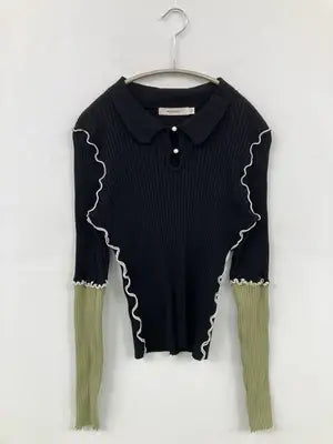 MOUSSY/マウジー/ニット/セーター/トップス/ブラック/F