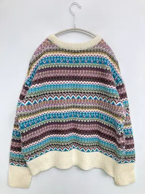 niko and .../ニコアンド/ニット/セーター/トップス/ブラウン/3