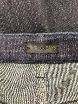 UNIQLO/ユニクロ/デニムスカート/スカート/ネイビー/ウエス卜 64cm