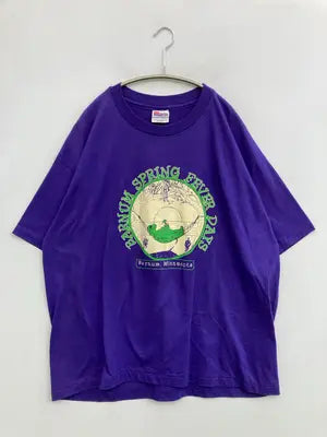 Hanes/ヘインズ/Tシャツ/カットソー/トップス/パープル/XL