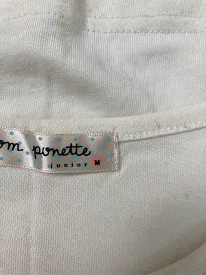 pom ponette/Tシャツ/カットソー/トップス/ホワイト/M