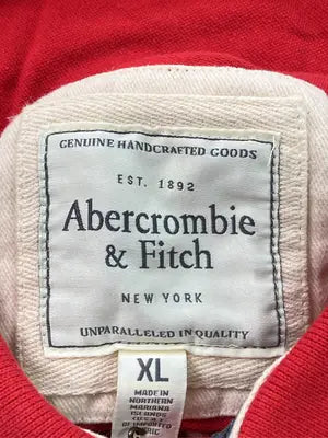 Abercrombie & Fitch/アバクロンビーアンドフィッチ/ポロシャツ/トップス/レッド/XL