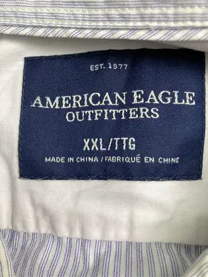 American Eagle Outfitters/アメリカンイーグルアウトフィッターズ/シャツ/ブラウス/トップス/スカイブルー/XXL