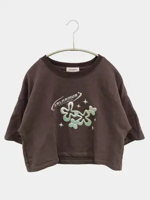 CALNAMUR/カルナムール/Tシャツ/カットソー/トップス/ブラウン/F