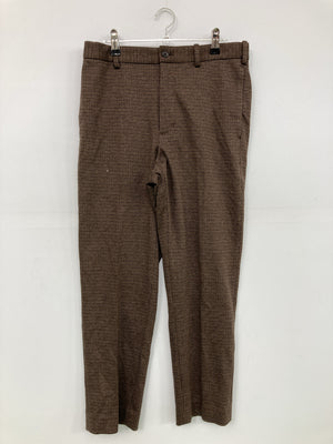 UNIQLO/ユニクロ/スラックス/パンツ/ブラウン/S　ウエスト68-76cm