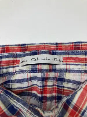 SABUROKU/サブロク/シャツ/ブラウス/トップス/レッド/M