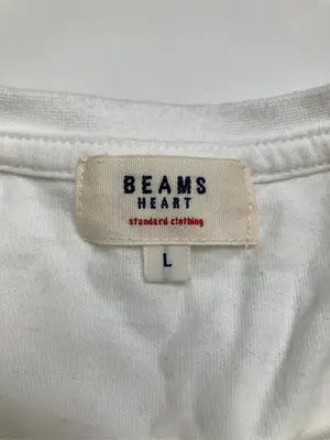 BEAMS HEART/ビームスハート/Tシャツ/カットソー/トップス/ホワイト/L