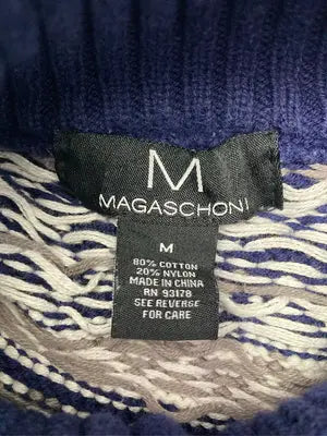 MAGASCHONI/ニット/セーター/トップス/ネイビー/M