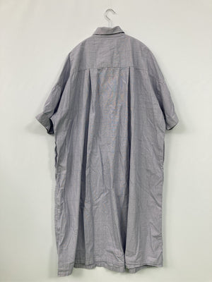 Sunny clouds/サニークラウズ/シャツワンピース/ワンピース/ドレス/ブルー/3L