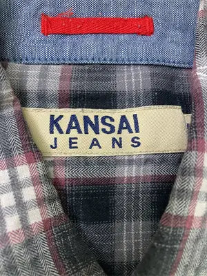 KANSAI JEANS/シャツ/ブラウス/トップス/グレー/M