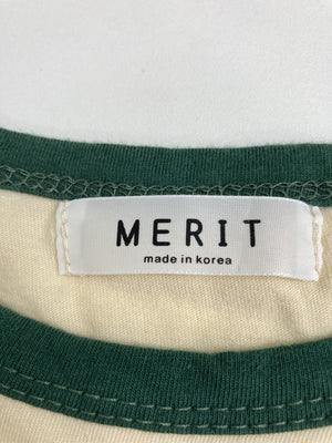 MERIT/Tシャツ/カットソー/トップス/アイボリー