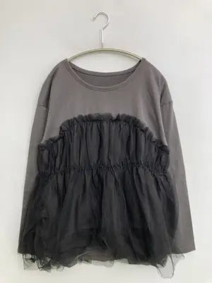 LAKOLE/ラコレ/Tシャツ/カットソー/トップス/グレー/F
