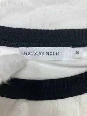 AMERICAN HOLIC/アメリカンホリック/Tシャツ/カットソー/トップス/ホワイト/M