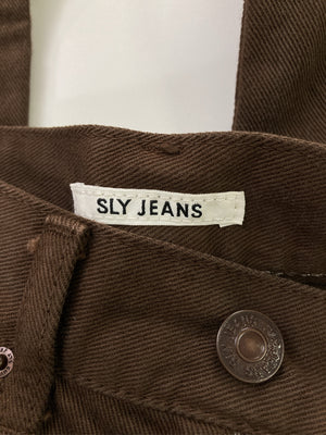 SLY/スライ/デニムパンツ/パンツ/ブラウン/23