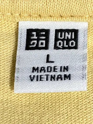 UNIQLO/ユニクロ/Tシャツ/カットソー/トップス/イエロー/L