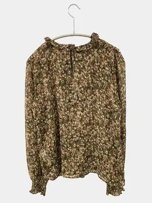 ZARA/ザラ/シャツ/ブラウス/トップス/ブラウン/USA M