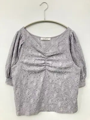 archives/アルシーヴ/Tシャツ/カットソー/トップス/グレー/M  身長154～162　ウエスト64～70