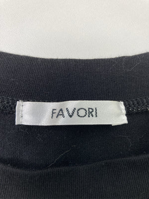 favori/ファボリ/Tシャツ/カットソー/トップス/ブラック/M