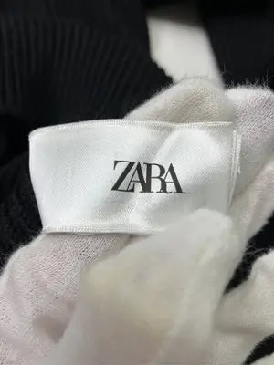 ZARA/ザラ/ニット/セーター/トップス/ブラック/USA L