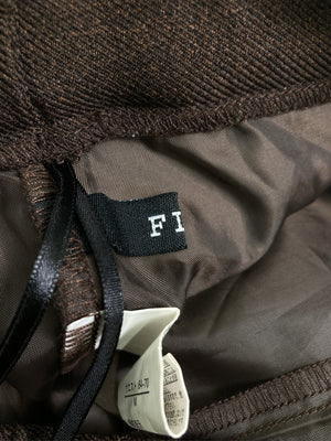 FLC/ショート/ミニスカート/スカート/ブラウン/M